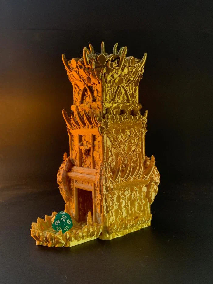 Gold Dragon Dice Tower